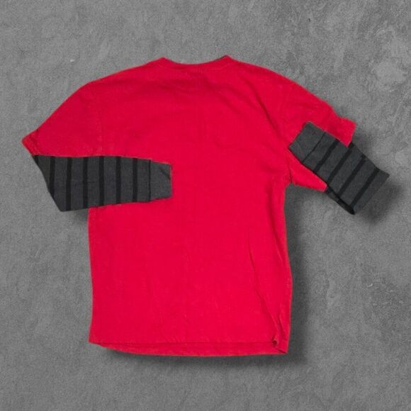 Vintage Y2K Southpole Streetwear Layered Red Long Sleeve Shirt Grunge Skater L - Picture 2 of 6